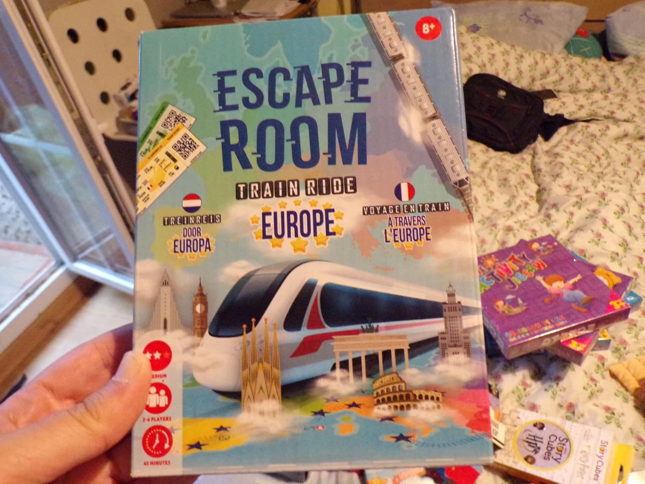Escape room train ride Europe